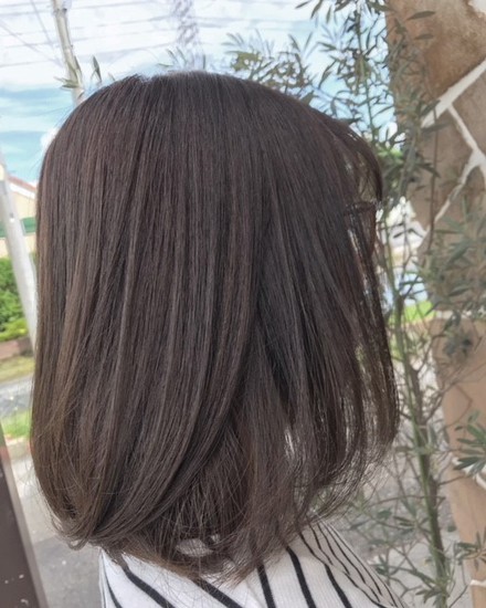 ブルーベージュ 本日のお客様 茨城県古河市にある美容室 Hair Make Ao 髪と頭皮のトリートメント